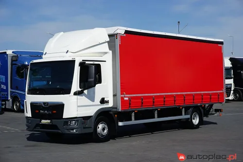 MAN TGL / / 12.190 / E 6 / FIRANKA + WINDA / ŁAD. 6 525 KG / 16 PALET