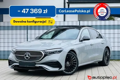 Mercedes-Benz Klasa E W214 2.0 E220d Duży rabat / Polski salon / Dowolna konfiguracja