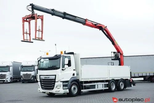 DAF CF / / 480 / 6 X 2 / SKRZYNIOWY + HDS / PALFINGER PK 22 001L / OŚ
