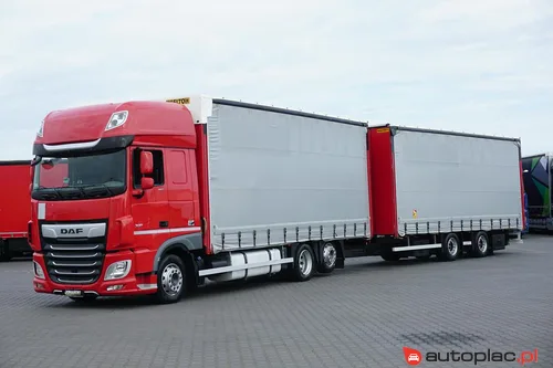 DAF XF / / 480 / ACC / EURO 6 / ZESTAW PRZEJAZDOWY 120 M3