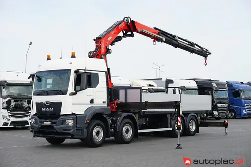 MAN TGS / / 35.470 / E 6 / SKRZYNIOWY + HDS / FASSI F 545 / ŁAD. 13 10