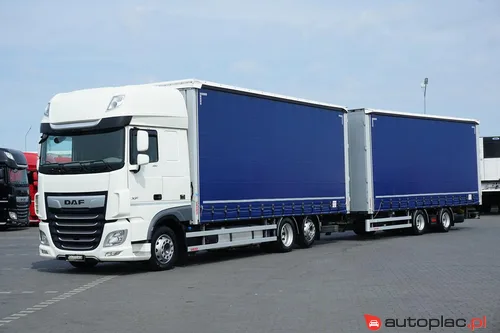 DAF XF / / 480 / ACC / EURO 6 / ZESTAW PRZEJAZDOWY 120 M3