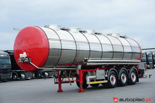 Sommer cysterna spozywcza Sommer / / 28 374 LITRÓW / 4 KOMOROWA / WEBASTO /