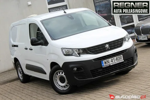 Peugeot Partner III Premium Długi SalonPL FV23% Grz.Fotele Klimatronik Tempomat Android