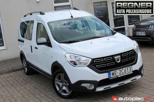 Dacia Dokker 1.5 SalonPL Nawigacja FV23% dCi 95KM Tempomat Gwarancja