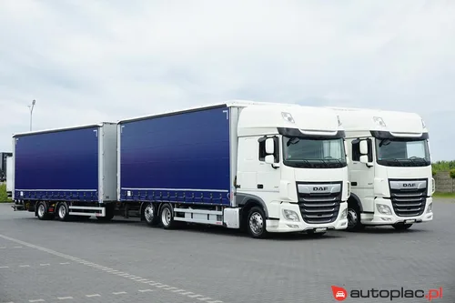 DAF XF / / 480 / ACC / EURO 6 / ZESTAW PRZEJAZDOWY 120 M3