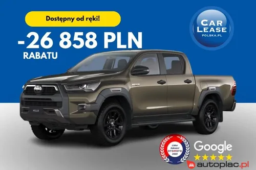 Toyota Hilux 2.8 Dostępny od ręki • Pakiet holowniczy • Pakiet Protection