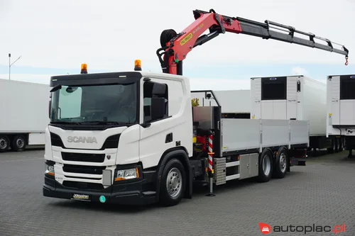 Scania P / 410 / 6 X 2 / SKRZYNIOWY + HDS / PALFINGER PK 24 001 / OŚ S