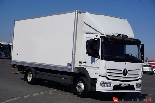 Mercedes-Benz Atego MERCEDES / / 1221 / ACC / EURO 6 / KONTENER + WINDA / 17 PALET