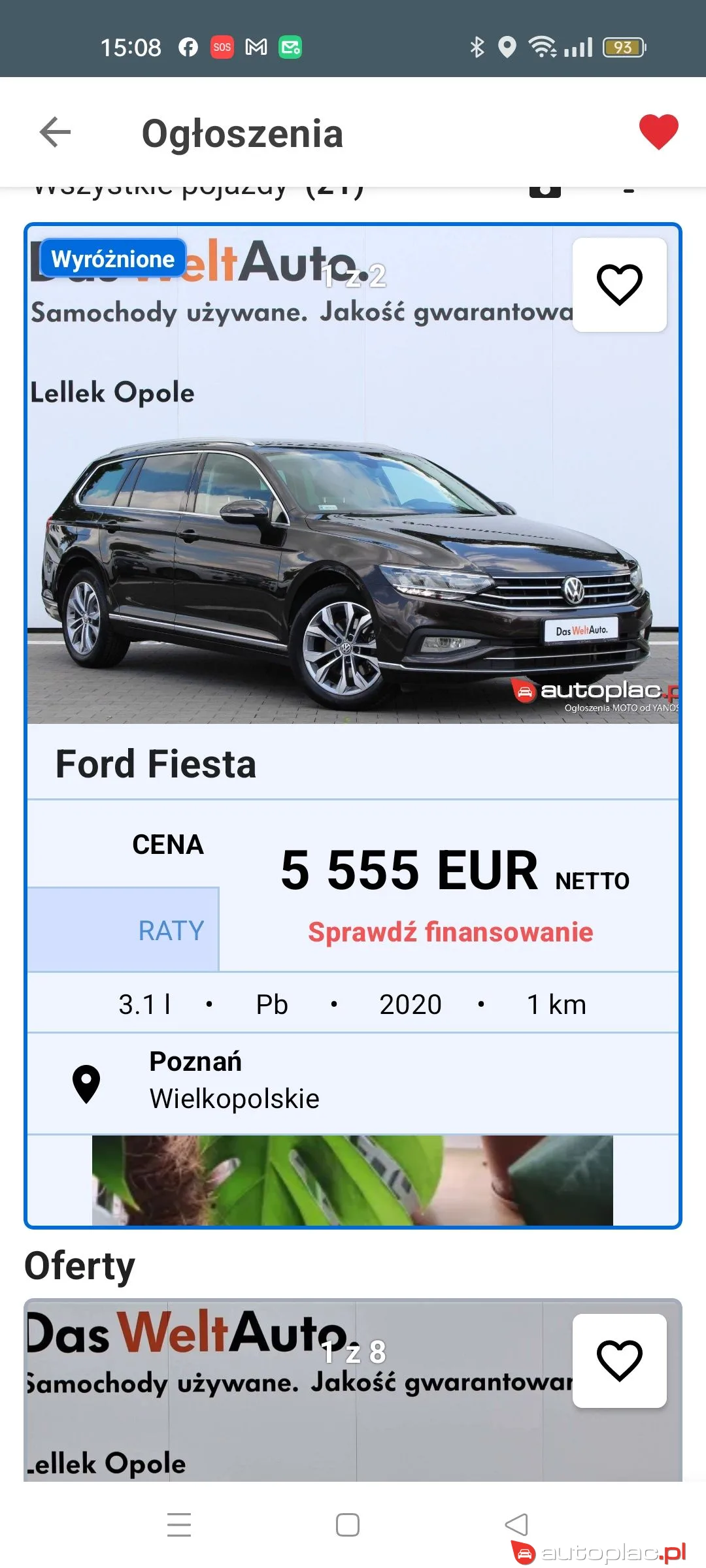 Seat Leon 2021 na sprzedaż